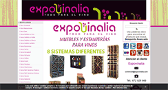 Desktop Screenshot of expovinalia.com