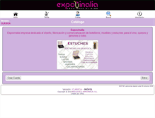 Tablet Screenshot of expovinalia.com